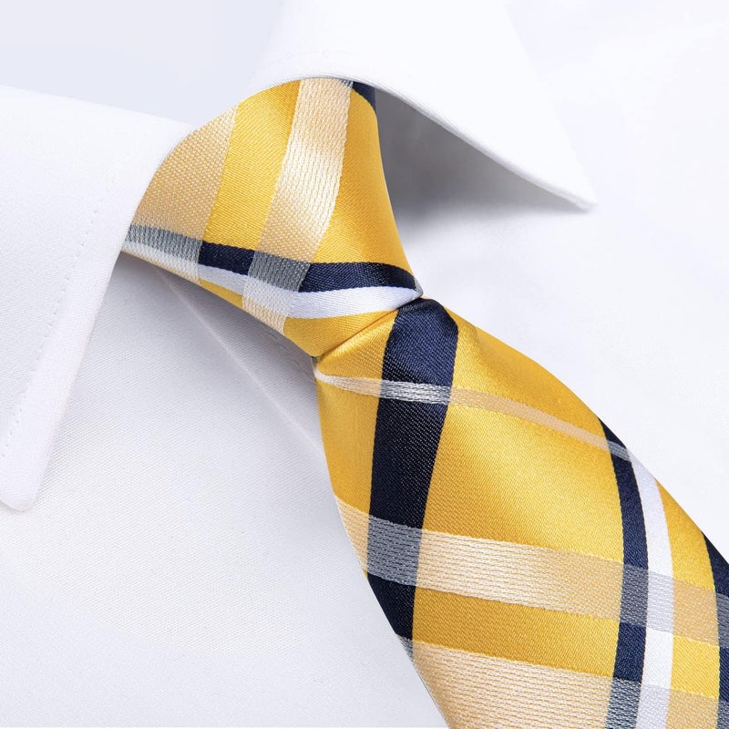 DiBanGu Boys Pre-tied Neckties and Pocket Square Set Adjustable Strap Tie for Kids Wedding Party Graduation School Uniforms - Image 5